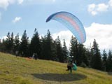 Paragliding - start na Kaskadzie (Skrzyczne)